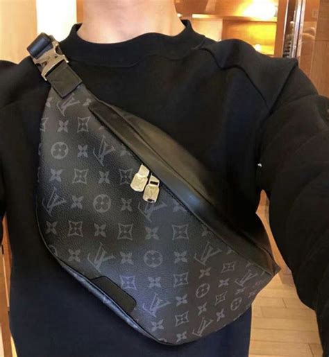 black lv waist bag|louis vuitton waist bag men.